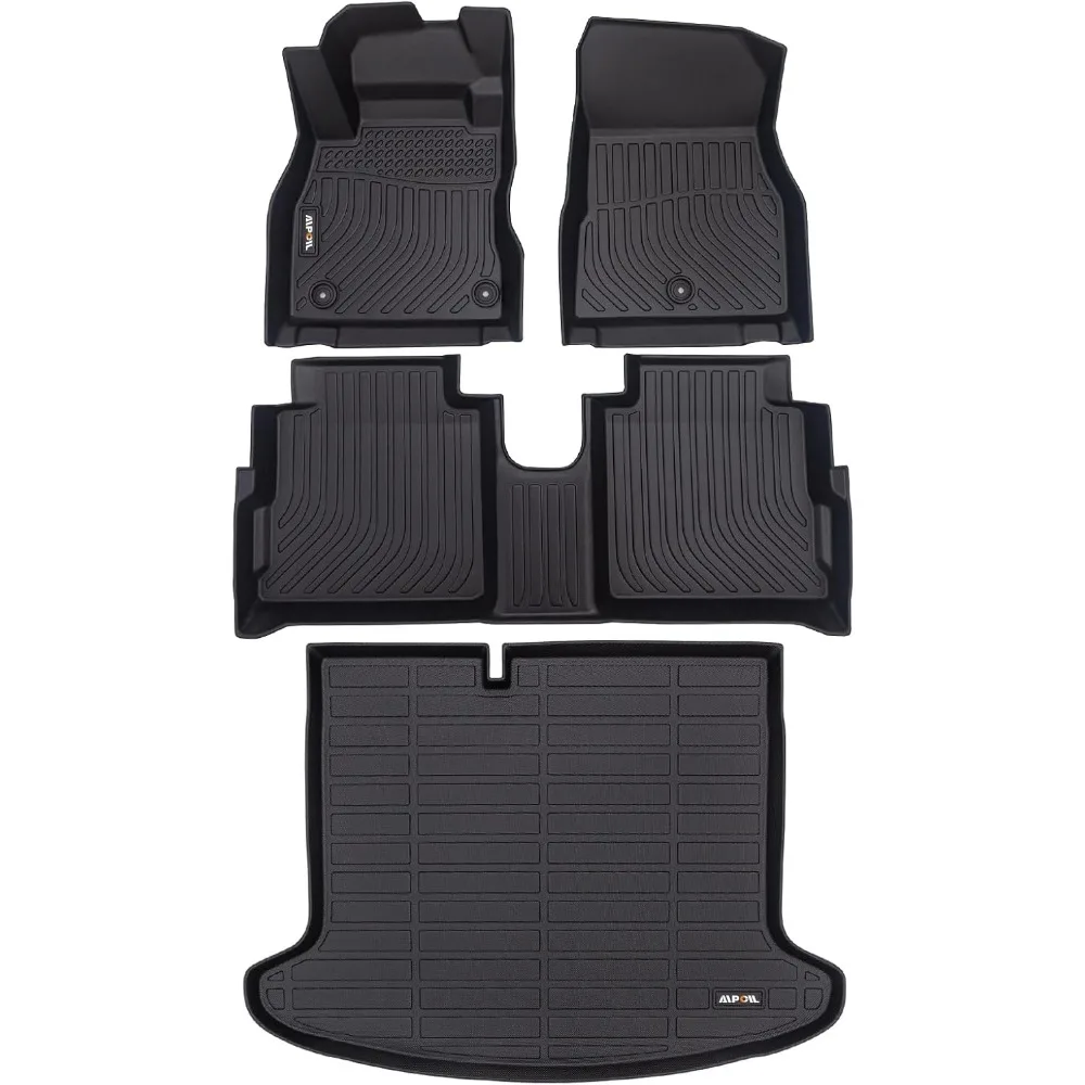 

US Mats & Cargo Liner Set for Nissan Kicks 2018-2024 All Weather Protection TPE Anti-Slip Automotive Full Set