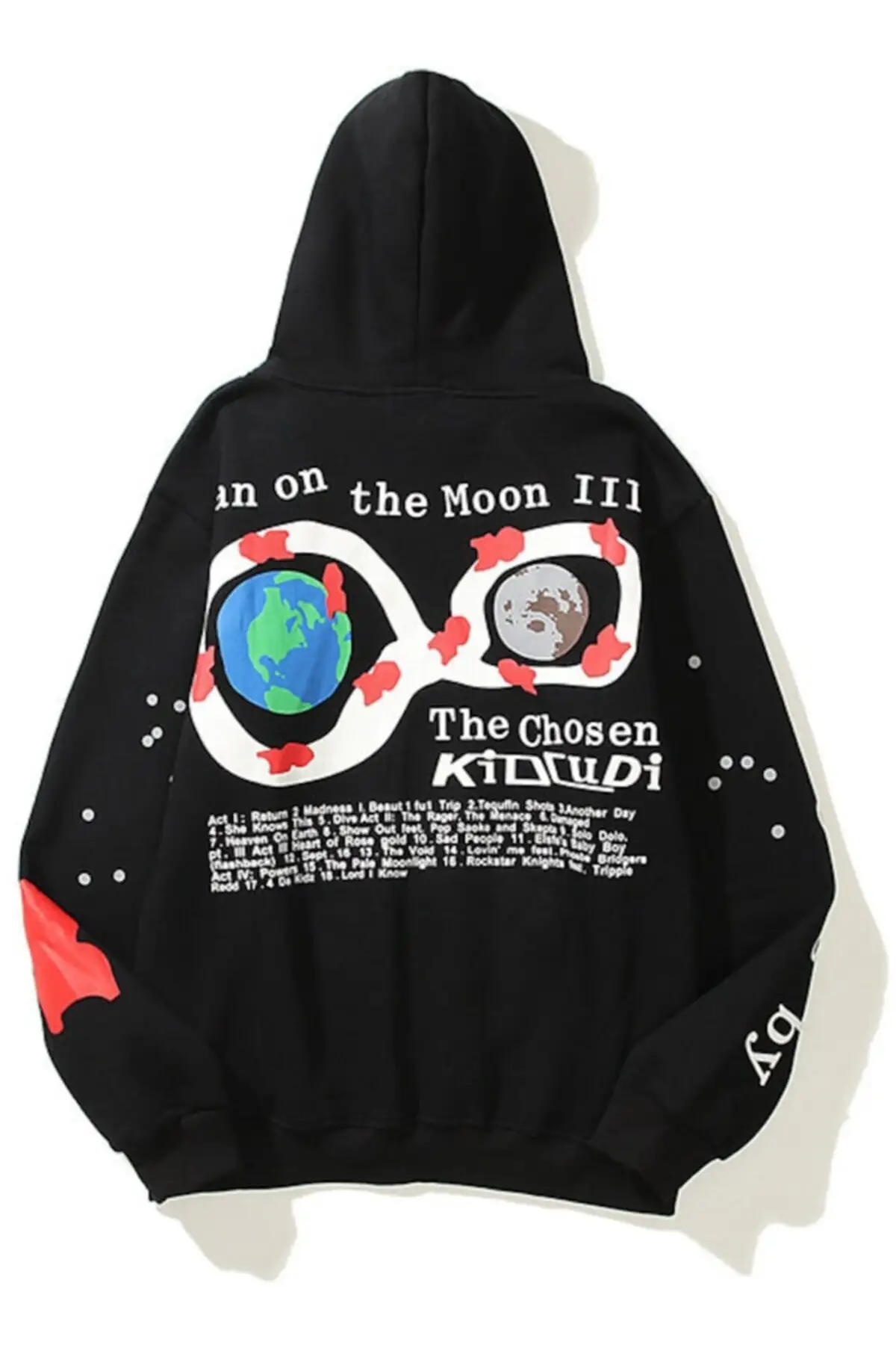 Kid Cudi Man Of The Moon 3 Black Unisex Sweatshirt Stylish Flamboyant Lightweight Casual Cool New Fashion 2022 Trend Model