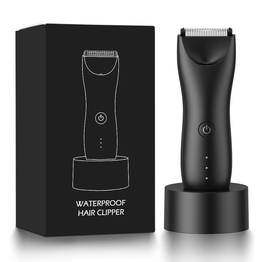 

New Men's Electric Groin Hair Trimmer Pubic Hair Trimmer Body Grooming Clipper for Men Bikini Epilator Rechargeable Shaver Razor