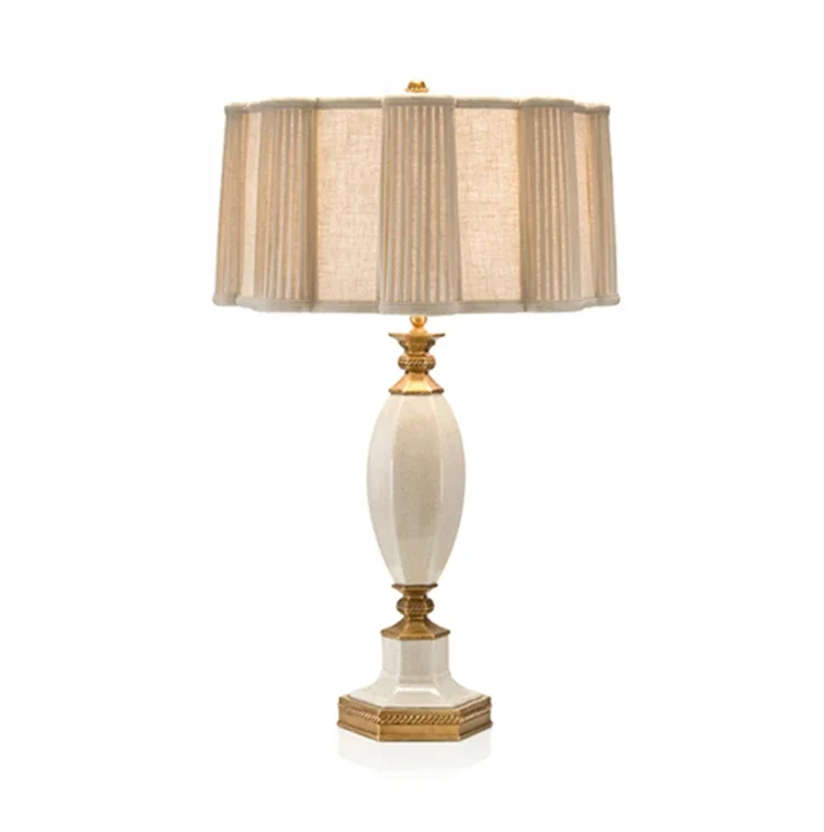 

Wholesale Marble Body Desk Lamp Classic Brass Table Lamps For Living Room For Sale