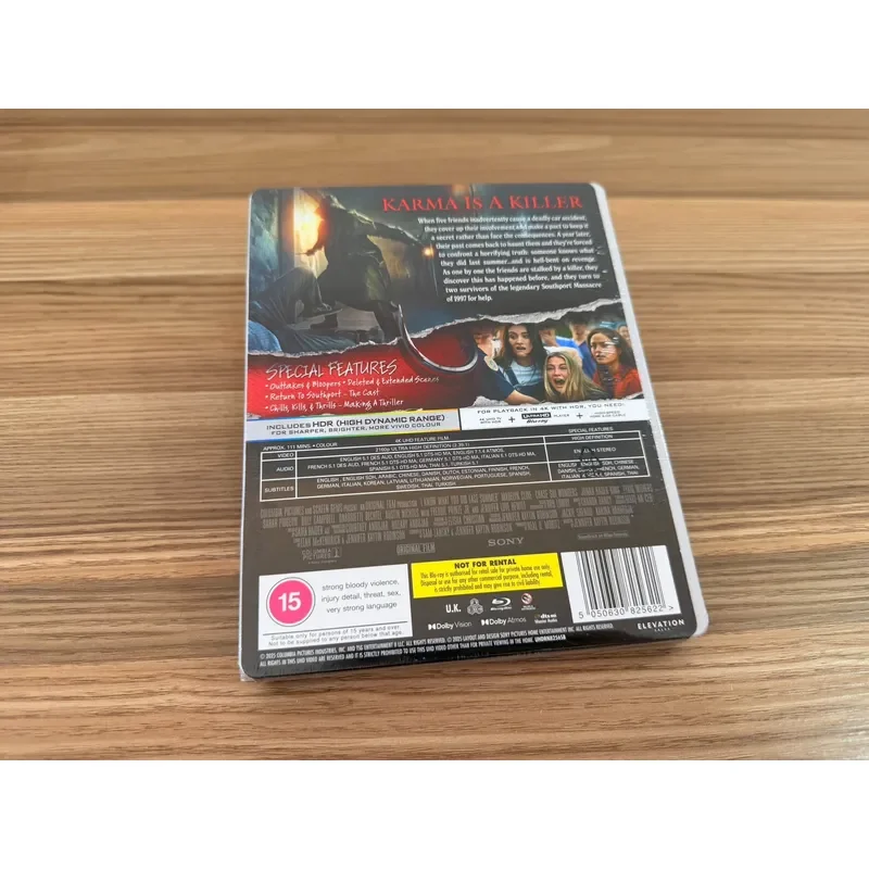 British Version 4K Iron Box I Know What You Did Last Summer Chinese Characters