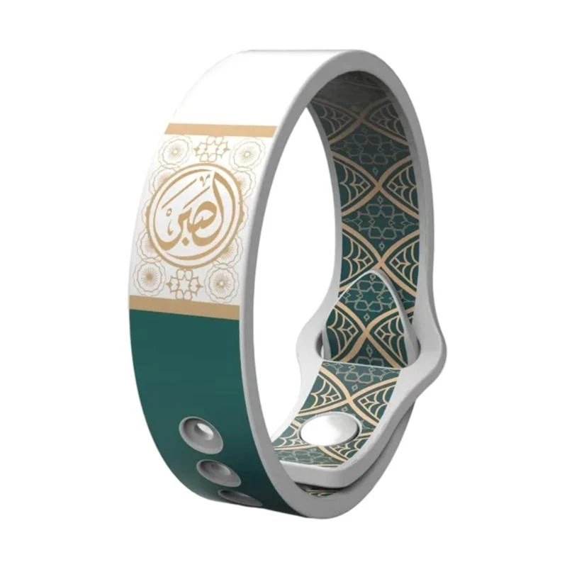 DXAB Sweatproof Skin Friendly Silicone Wristband Bracelets with Bible and Quran Scriptures for Enhances Religious Experience