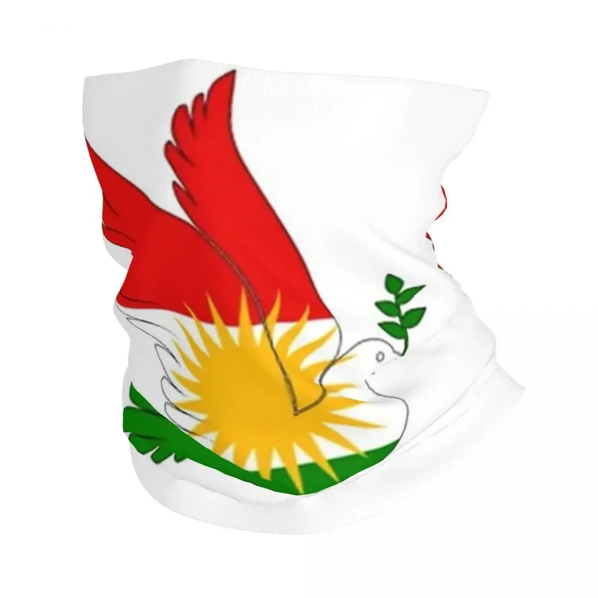 

Kurdistan Kurdish Flag Bandana Neck Gaiter Printed Mask Scarf Warm Balaclava Cycling For Men Women Adult Winter