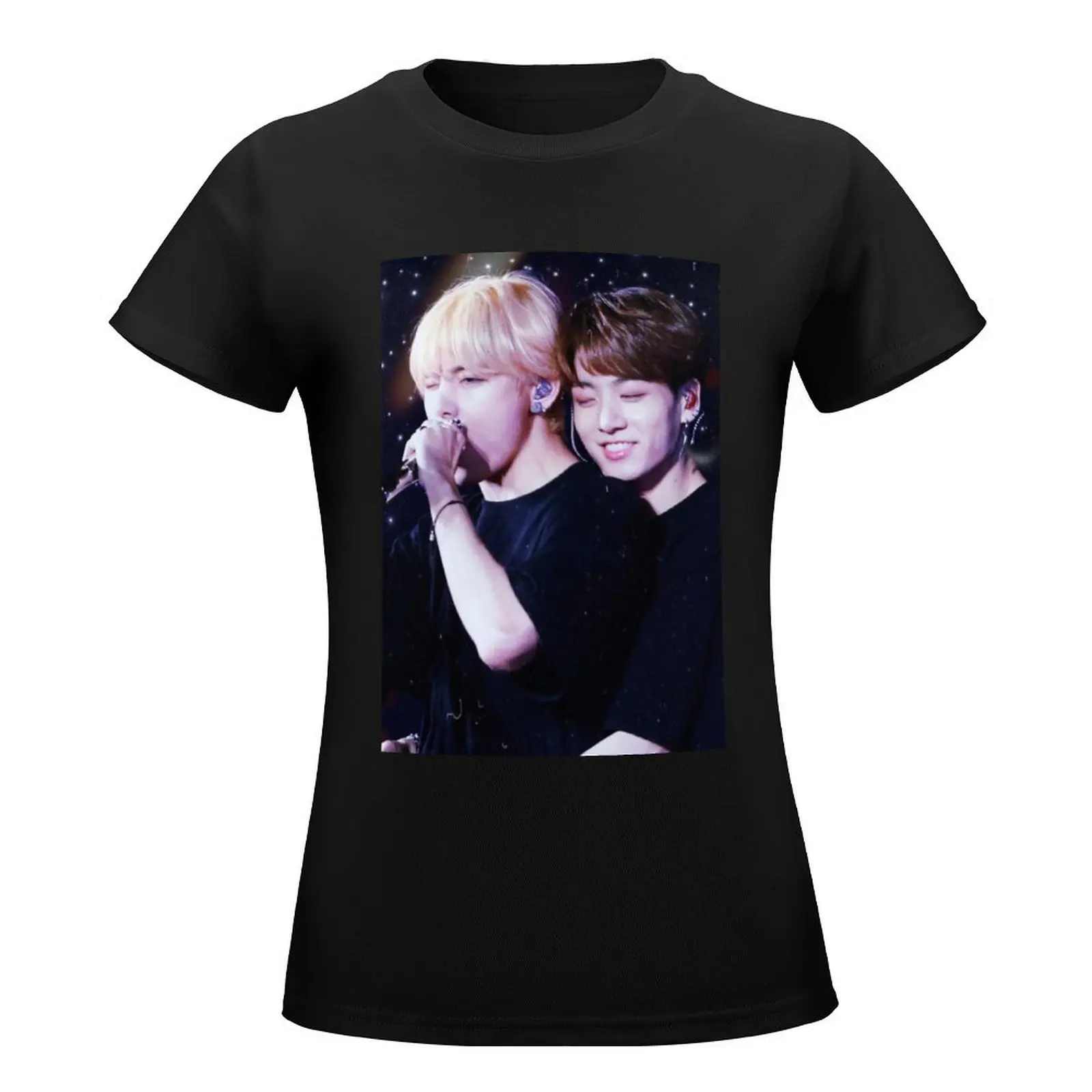 TAEKOOK T-Shirt vintage clothes hippie clothes funny t shirts for Women