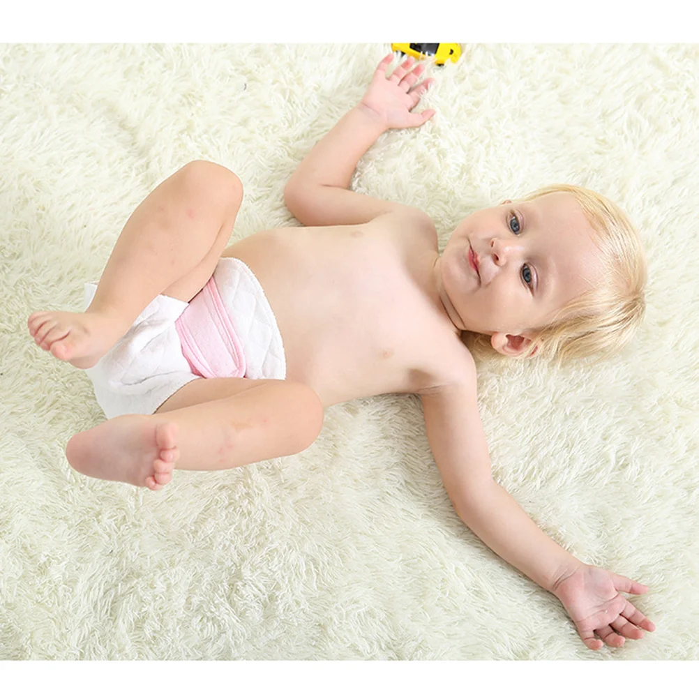 

10Pcs Cotton Cloth Diapers Washable Reusable Baby Diaper for Newborns Toddlers Absorbent Comfortable Leak Proof