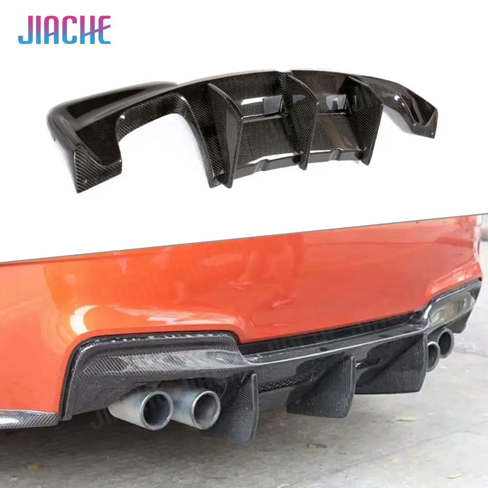 

Carbon Fiber Car Rear Diffuser Lip Spoiler for BMW E82 1 Series 1M Coupe 2-Door 2011 2012 2013 Rear Bumper Guard