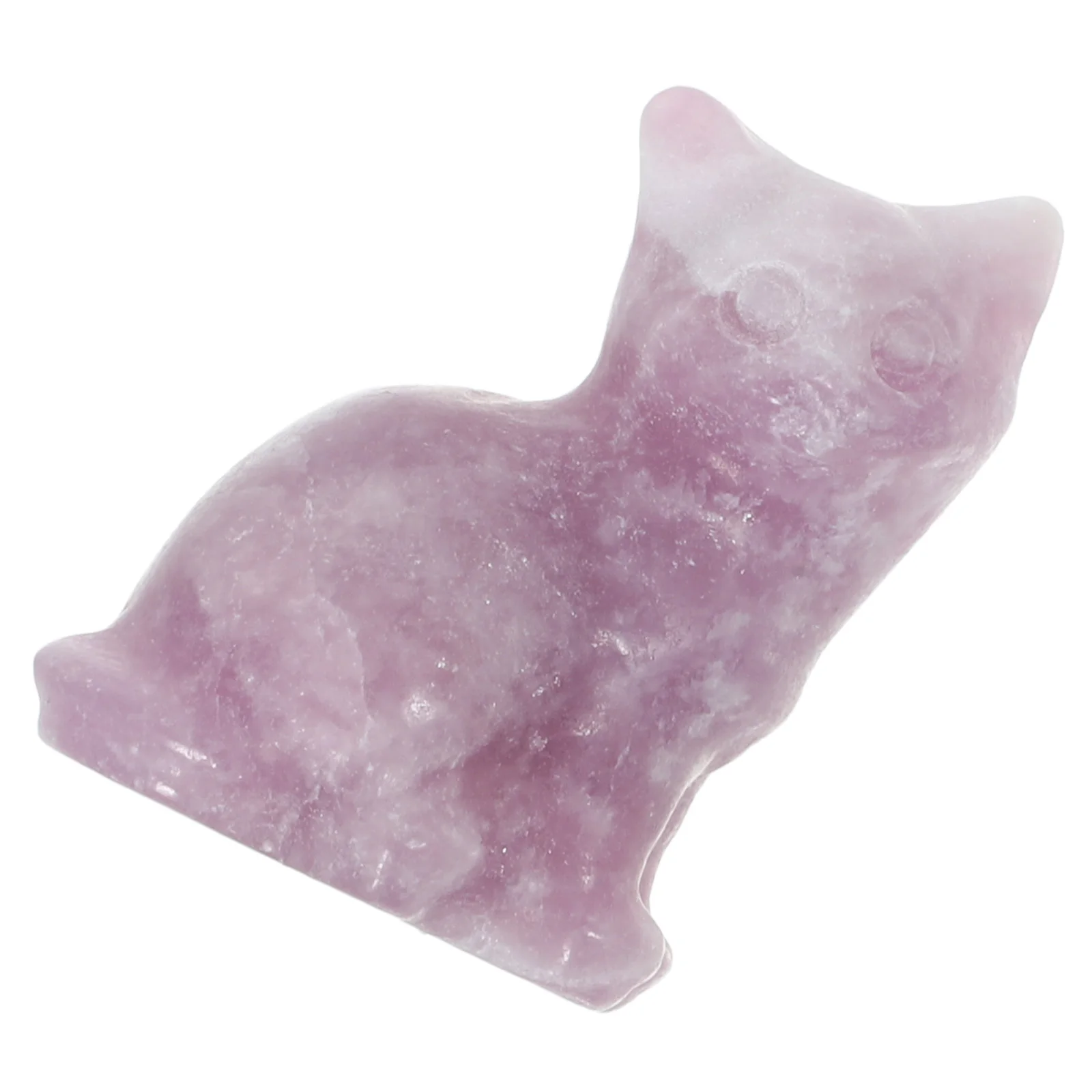 

Mini Crystal Cat Statue Lovely Desktop Decoration for Room Shelves Car Interiors Adorable Small Cat Sculpture Gift