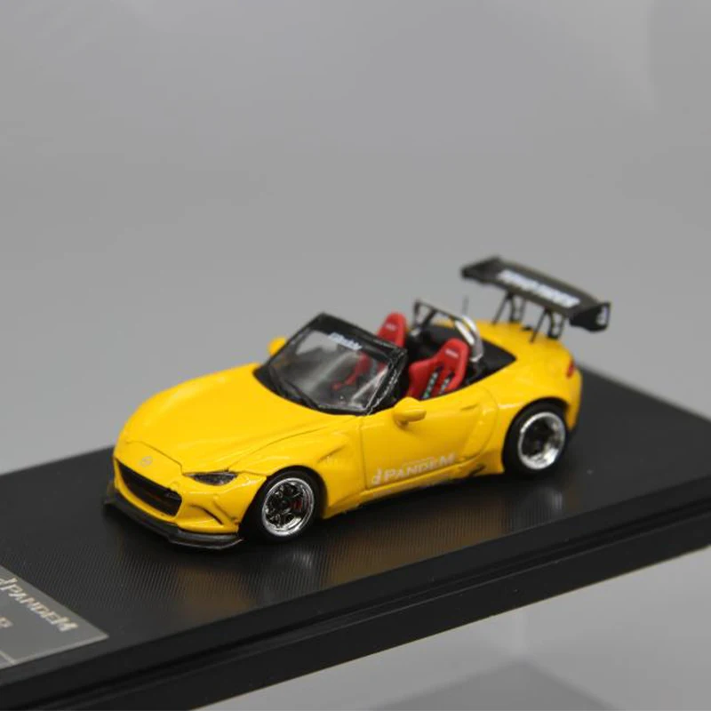 1:64 Scale Mazda MX-5 MX5 Rocket Bunny Simulation Car Model Alloy Diecast Toy Vehicle Fans Adult Collectible Souvenir Gift