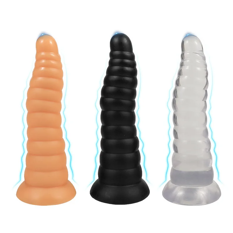 SM Soft Silicone 3Size Anal Plug Big Dildo With Strong Suction Cup Huge Anus Expander Butt Plug Adult Sex Toys For Men Women