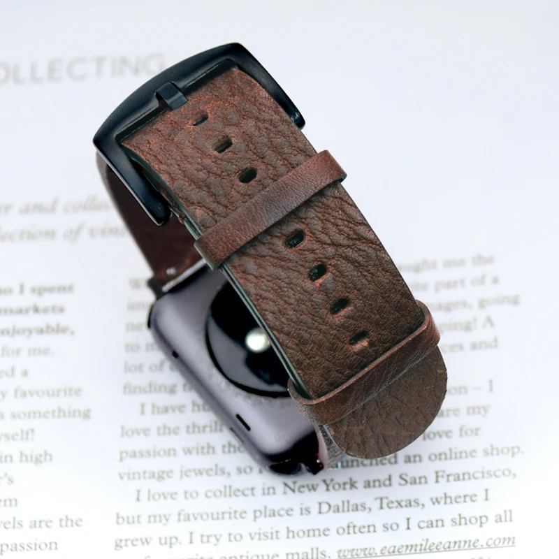 Italian Calfskinl Strap for Apple Watch Band Ultra 8 7 6 5 4 3 SE Leather Bracelet Apple Watch 49 44 40 45 41 42 38 for iWatch