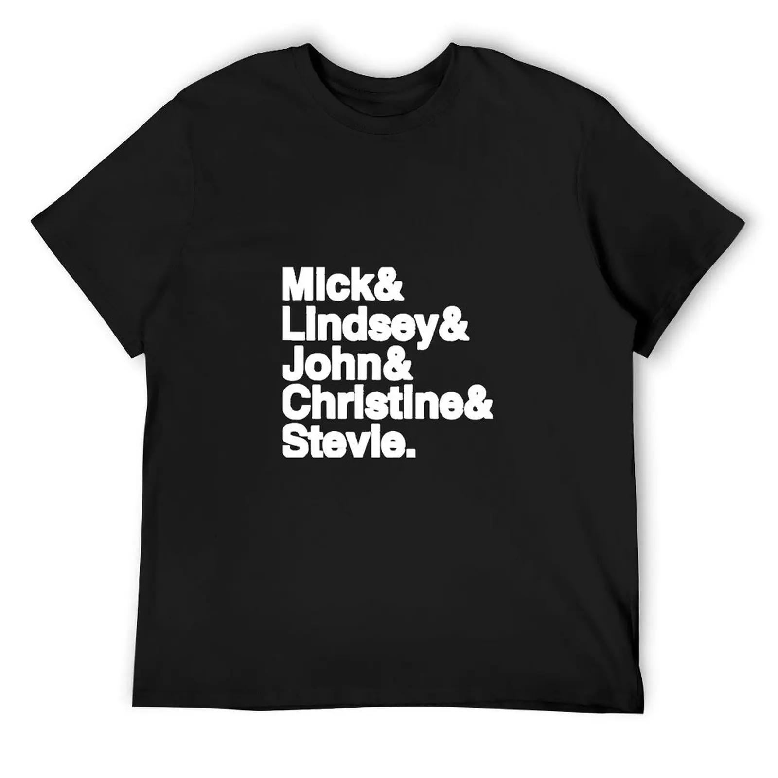 

Rumours List Fleetwood Mac Music Of T-Shirt blue archive Personalized t-shirt Men's t-shirts