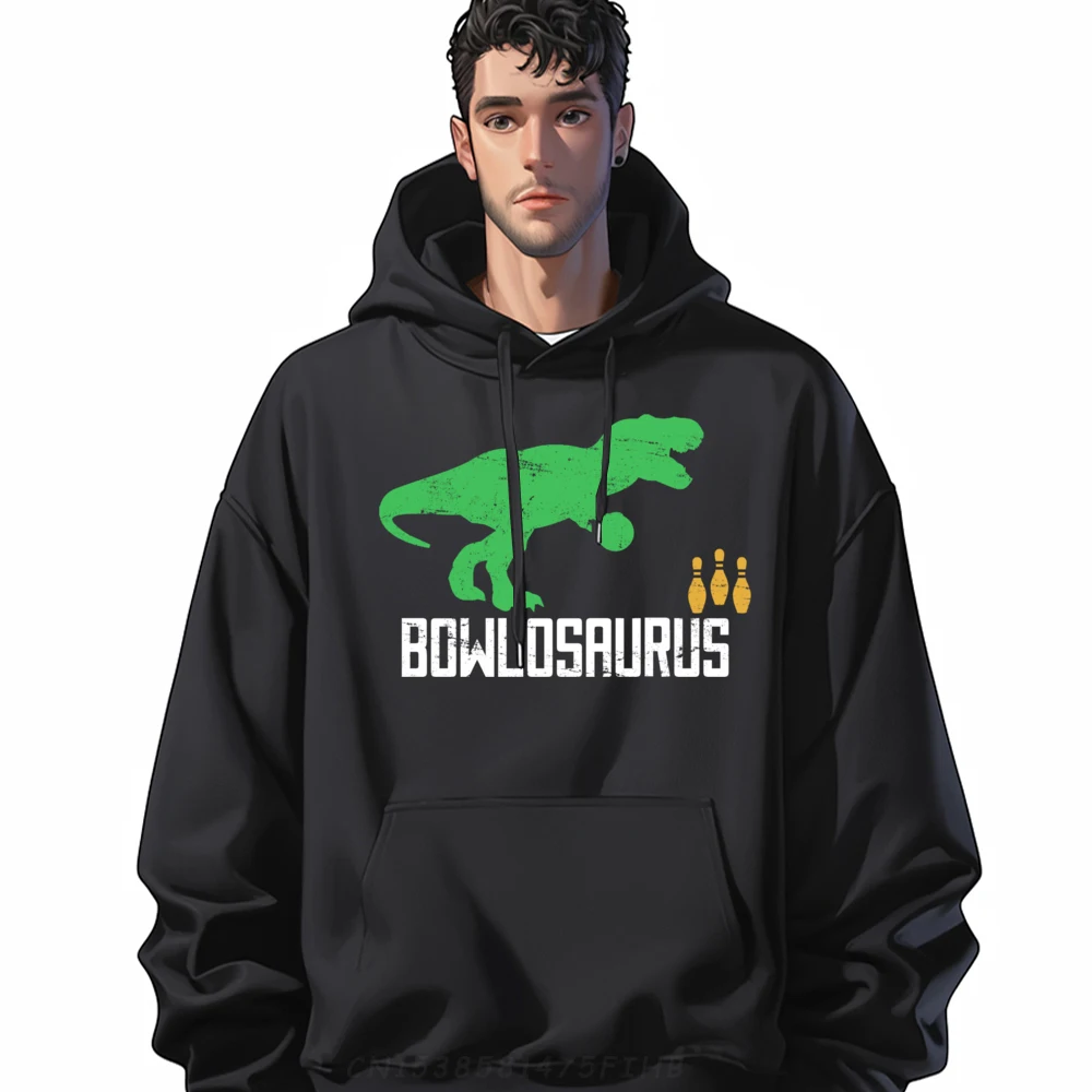

Funny Bowling Bowler Dinosaur Player Ball Hoodies Girlfriend Funny Graphic Crewneck Long Sleeve Slogan Sweatshirt