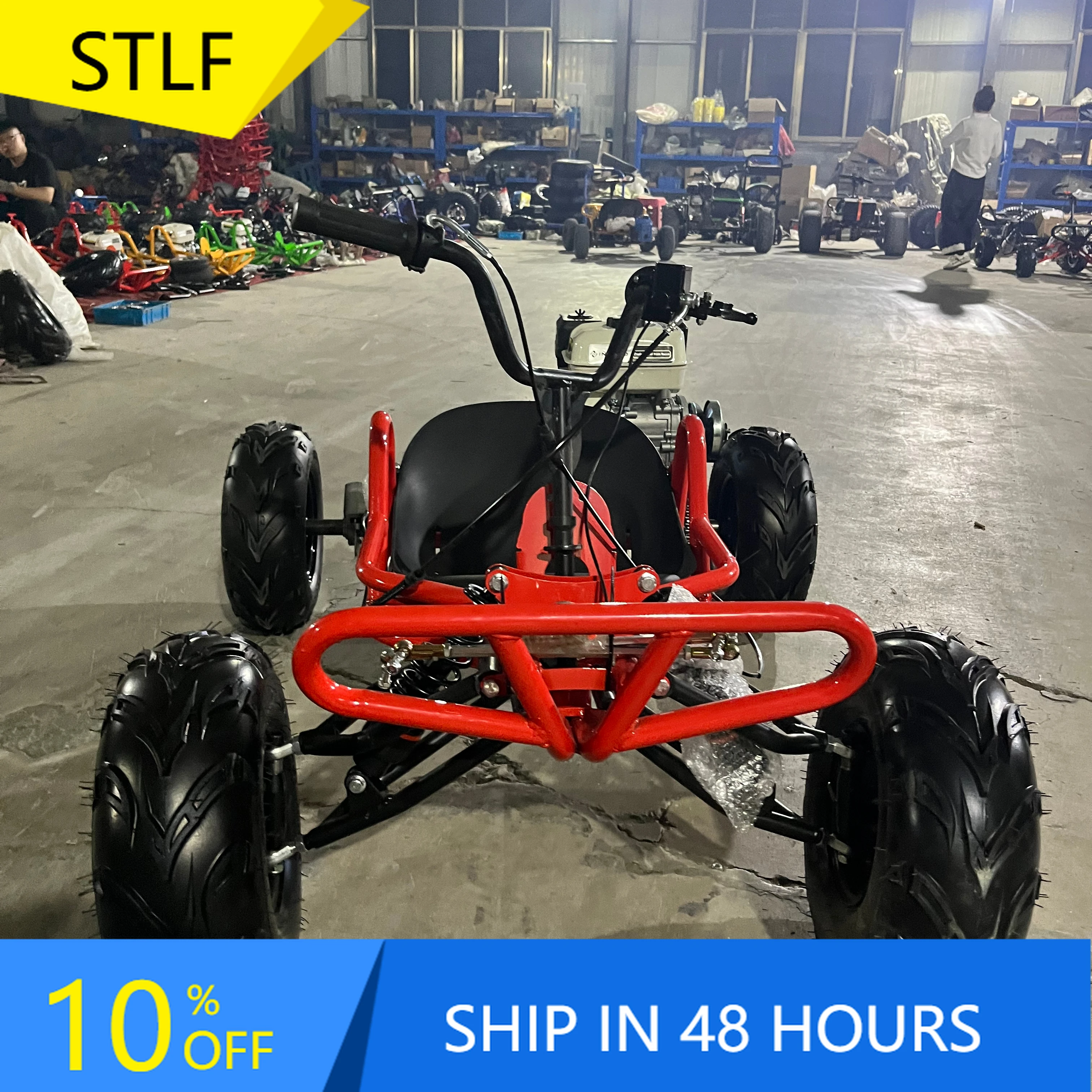 

STLF212cc 4 Stroke 8 Inch Wheel Mini Drift Go Kart Outdoor Chain Drive Gas-Fueled ForAdults and Children Drivers