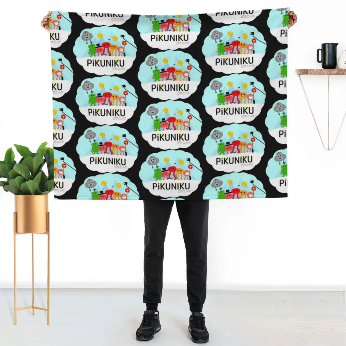 

PIKUNIKU Throw Blanket Year Round Soft Comfortable Blanket for Home