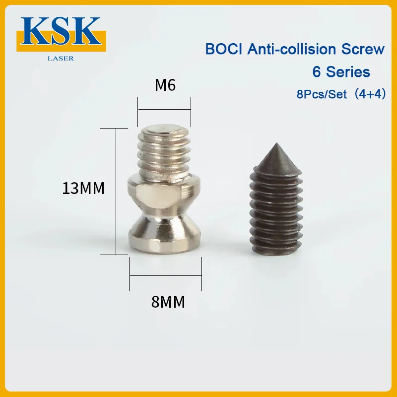 BOCI Black King Kong Anti-Collision Thorn-Type Screw 6Series Fastening Screw for 6 Series BOCI BLT641 Cutting Head