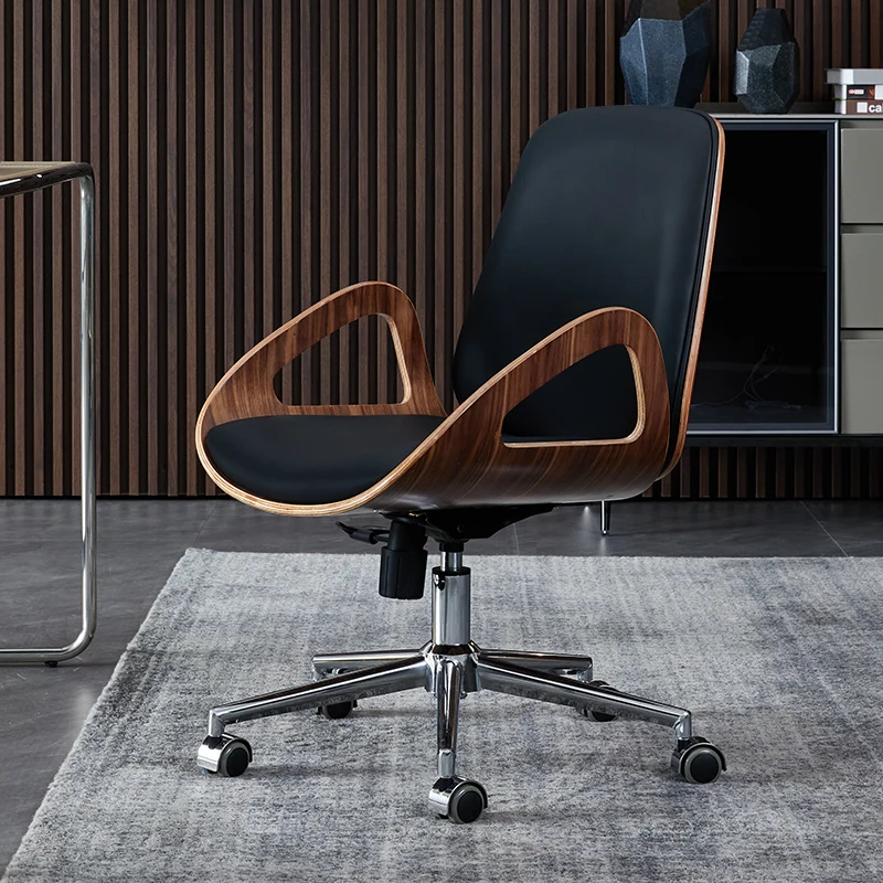 كرسي مكتب مريح، مقعد مكتب كمبيوتر فاخر وبسيط مع كراسي ألعاب مريحة دوارة، أثاث منزلي لغرفة النوم والدراسة