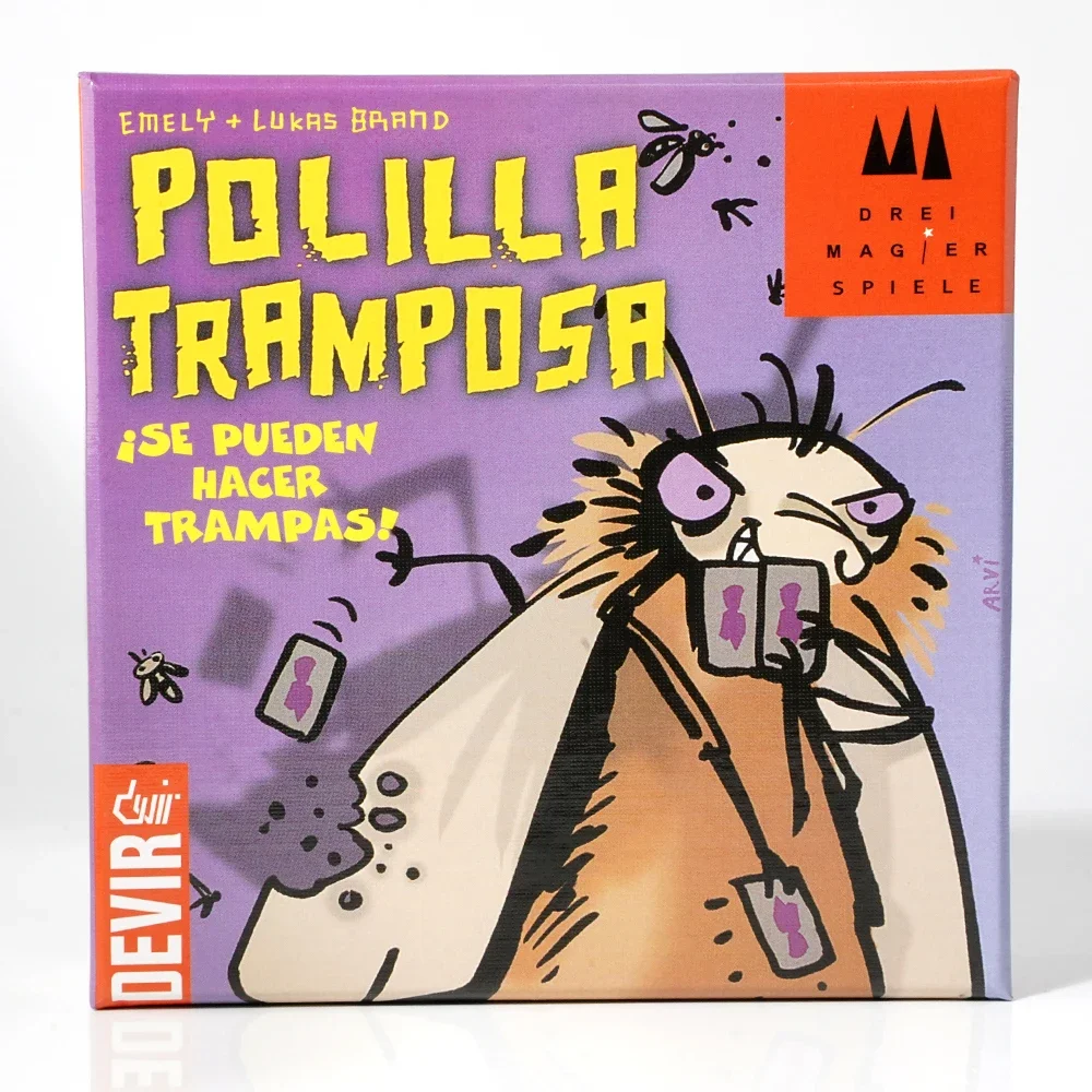 Mogel Motte Polilla Tramposa juego de cartas Deir-Juego de Polilla cheate (ES) Devir - Juego Polilla Tramposa, Juego de mesa, Ju