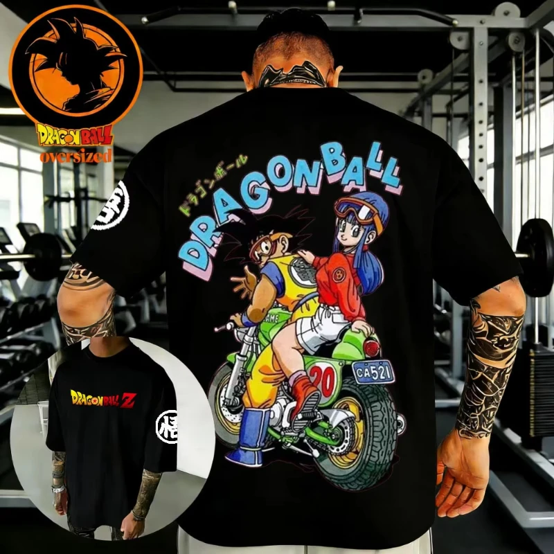 

Dragon Ball T-shirt for Men 100% Cotton Son Goku Shirt Humor Summer Style Short Sleeve TShirt Loose Fit Clothing 2026 Summer Tee