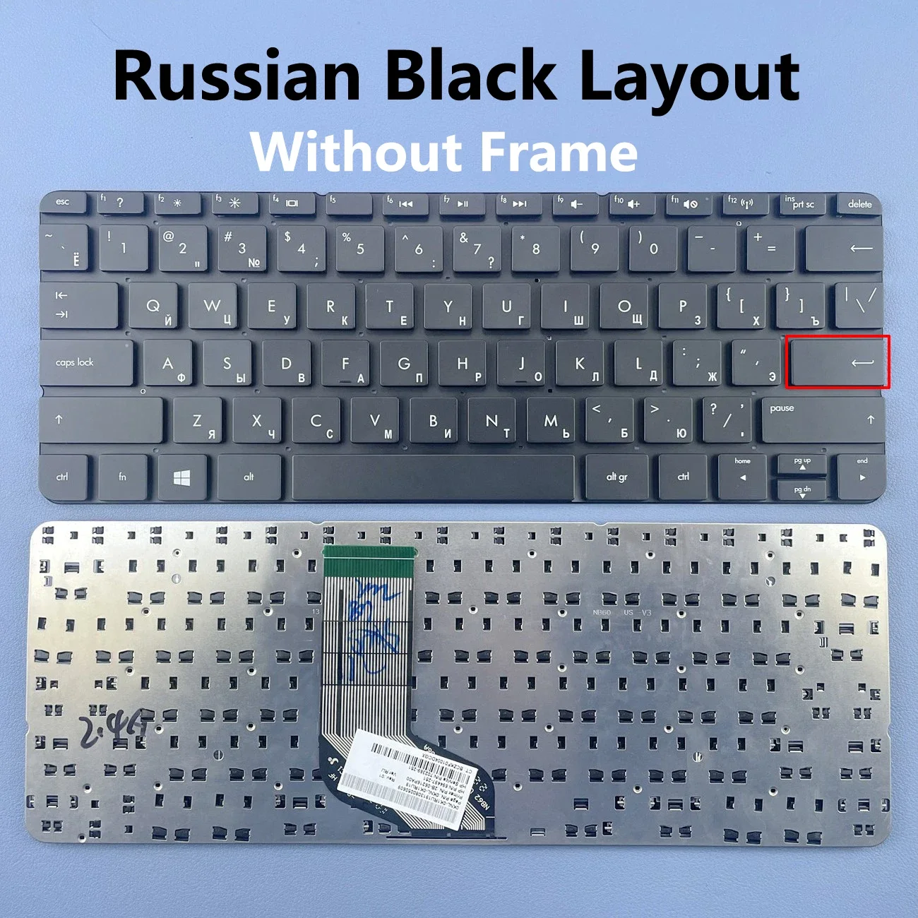 Russian Laptop Keyboard For HP Envy X2 11-G Series 11-G000 11-G100 PN 702369-251