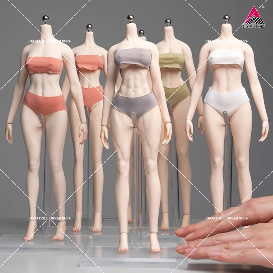 

Makeup ver. YM501 YM508 1/6 Female Seamless Body Super Flexible 12'' Soldier Action Figure Body with Physiological Detail