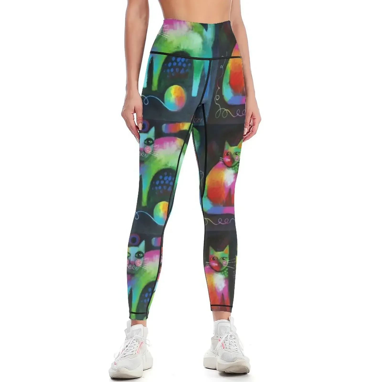 

Four pussicats Leggings Women's trousers for fitness sports tennis for Golf wear Womens Leggings
