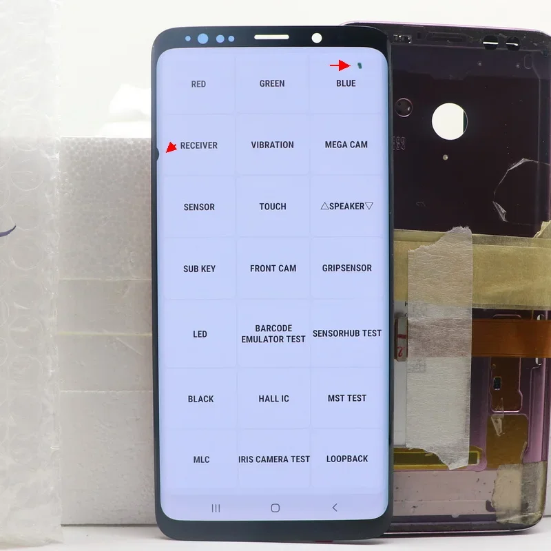 Imagem -05 - Tela de Toque Lcd Super Amoled para Samsung Galaxy s9 Plus G965f G965 100 Super Amoled para s9 Mais G965u