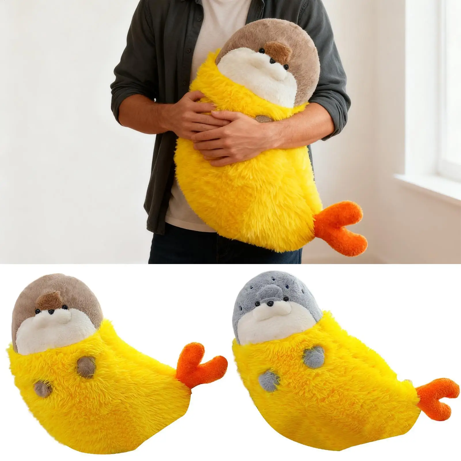 

Мультяшная тюлень, плюшевая игрушка, мягкая мягкая кукла для детей, коллекционные мальчики и девочки, подарок на день рождения, Рождество, декор для спальни