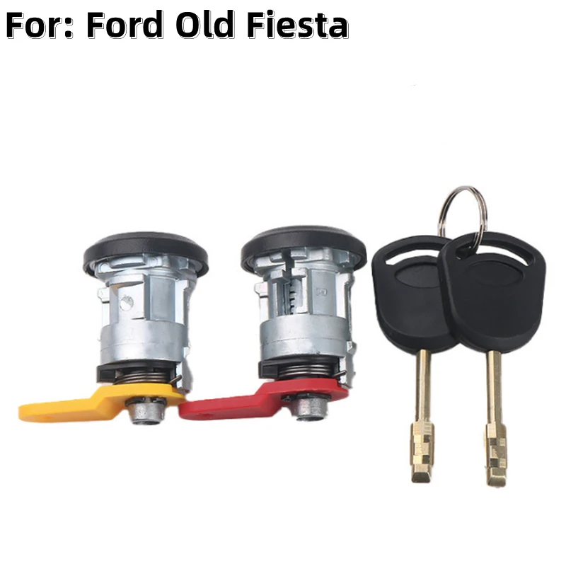 XIEAILI OEM Left And Right Door lock Cylinder Auto Door Lock Cylinder For Ford Old Fiesta With 2Pcs Key S740
