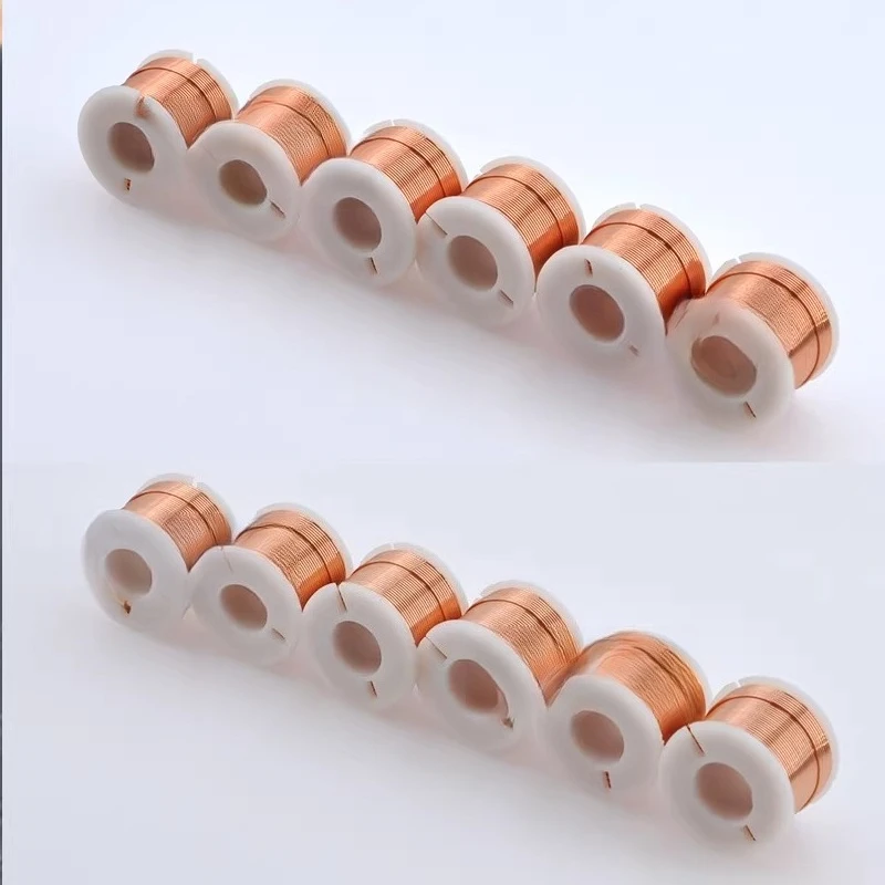0.5mm hollow round skeleton inductor speaker crossover tweeter inductor copper coil oxygen-free copper inductor