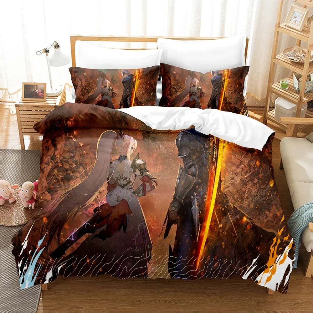 

Комплект постельного белья Hot Game Tales Of Arise, современное одеяло с 3D принтом, пододеяльник, наволочки, пододеяльник, королева, один размер, дропшиппинг