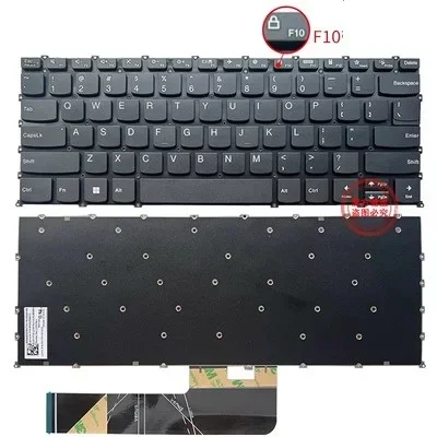 Retroiluminação do teclado dos EUA para Lenovo, novo, preto, V14, G2, ITL, V14, G2, ALC, K14, GEN1