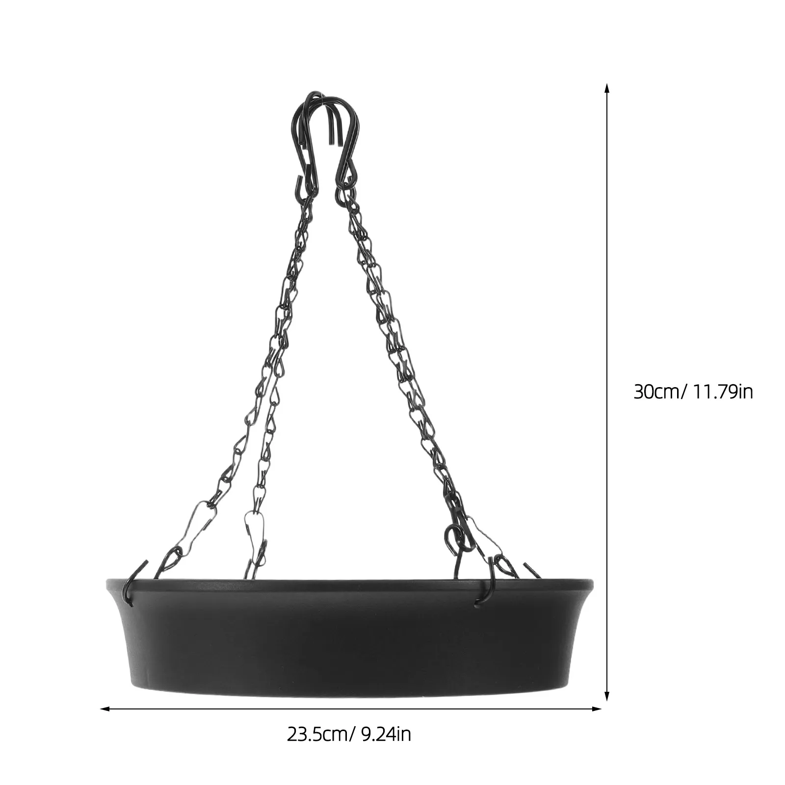 Adjustable Plant Riser Large Pot Insert 12-18 Inch Height Adjustable Planter Insert Inside Pot Hook Chain Fillers