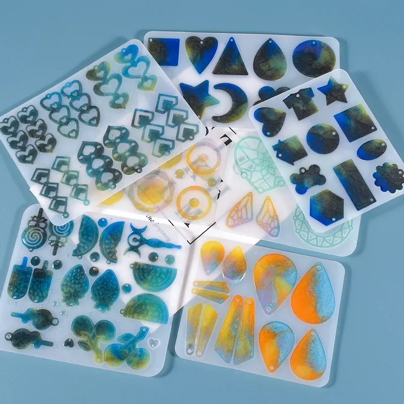 

DIY Irregular Heart Fruit Heart Silicone Epoxy Resin Mold Earring Molds Jewelry Mold Jewelry Accessories