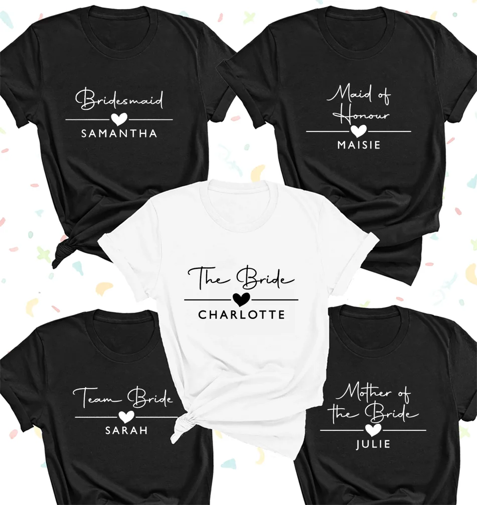 

Bachelorette Party Shirts, Bride Gift Team Bride Shirt, Hen Party Wedding Party Tshirt, Bridal Party Shirts