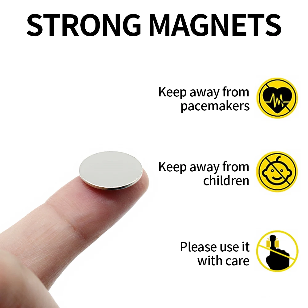 15x1mm Round Super Strong Neodymium Magnet N35 Powerful Magnetic NdfeB Permanent Refrigerator Magnet imanes DIY