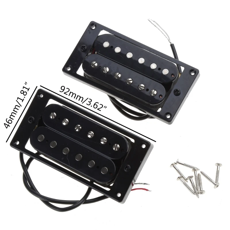 Dubbele spoel pickup brug- en nekpickups Set accessoires voor elektrische gitaar