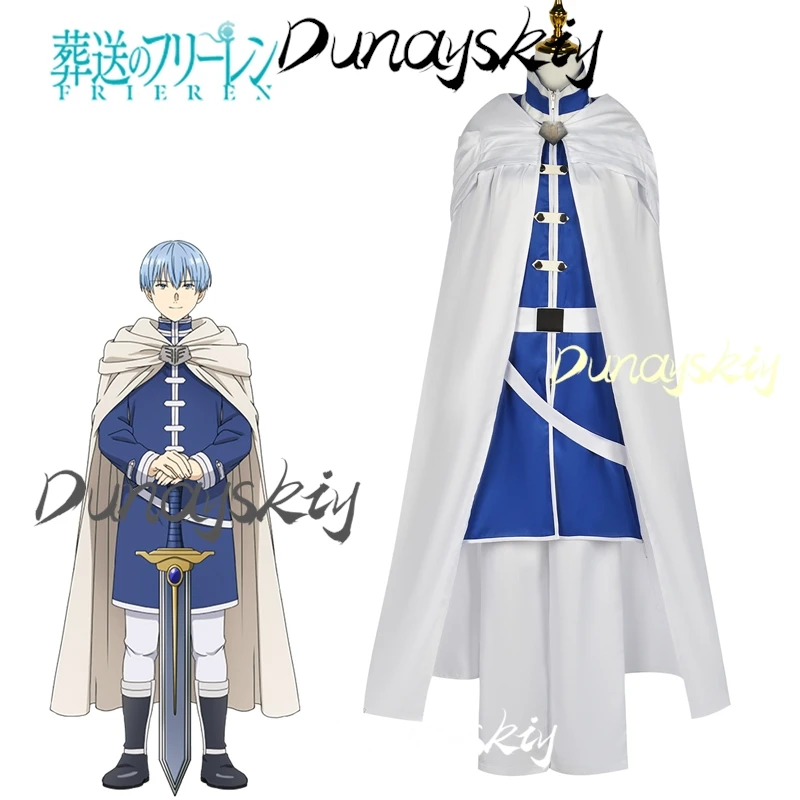 Himmel Cosplay Frieren at the Funeral Anime Costume For Man Clothes Cosplay Costume Shawl Cloak Pants Wigs Outfits Customized