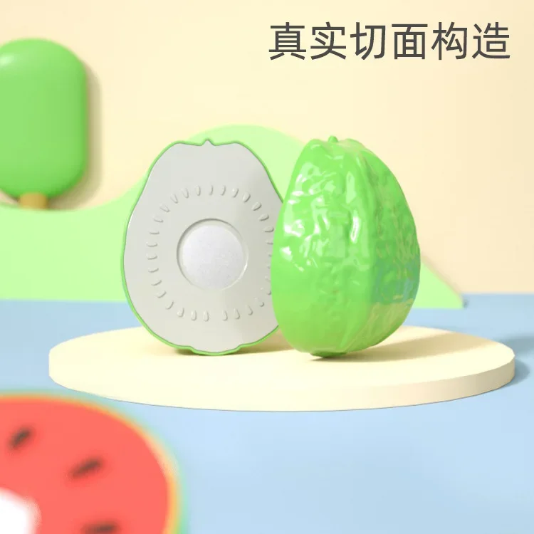 ごっこ遊びおもちゃ模擬アップルキッチンフルーツカトラリーおもちゃ赤ちゃんの認識色子供 DIY クリエイティブギフト
