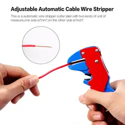 0.09-5.0mm Stripping Pliers Adjustable Automatic Cable Wire Stripper With Cutter Duckbill Bend Nose Bolt Clippers Tools