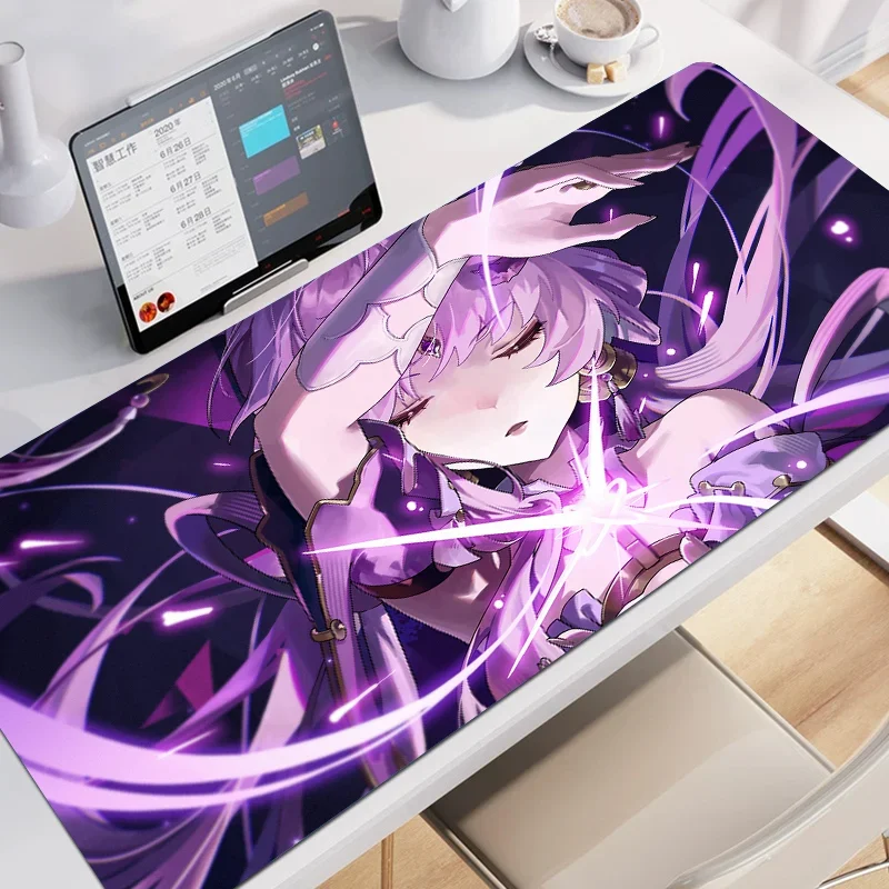 Star Rail FuXuan Gaming Large Anime Pink Girl Mouse Pad Desk Mat Tablet Game Office Mini Pc for Laptop Mousepad desk accessories