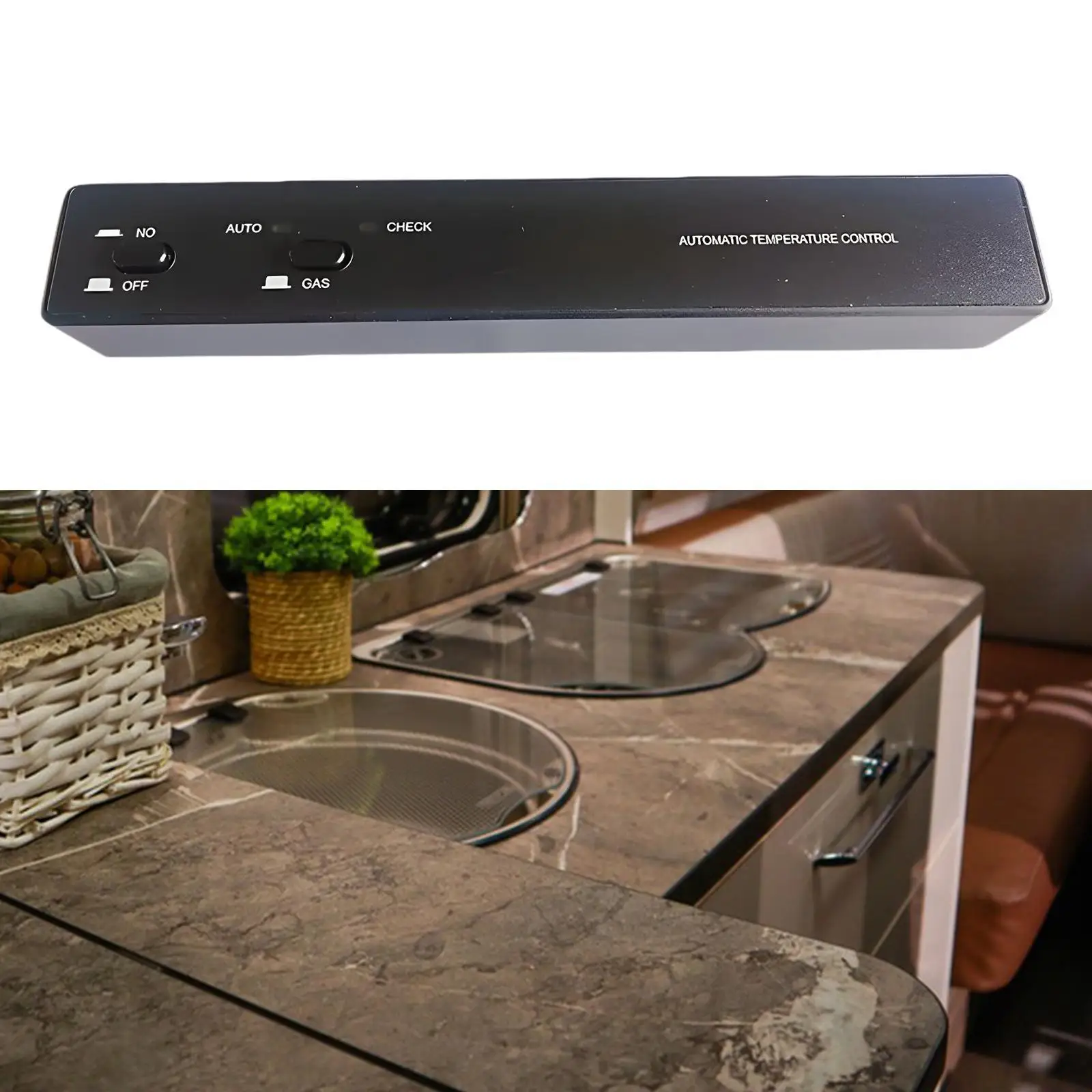 

RV Refrigerator Control Panel Plastic Durable Assembly Part for DM2672 DM2872 Easy Install Auto Accessory