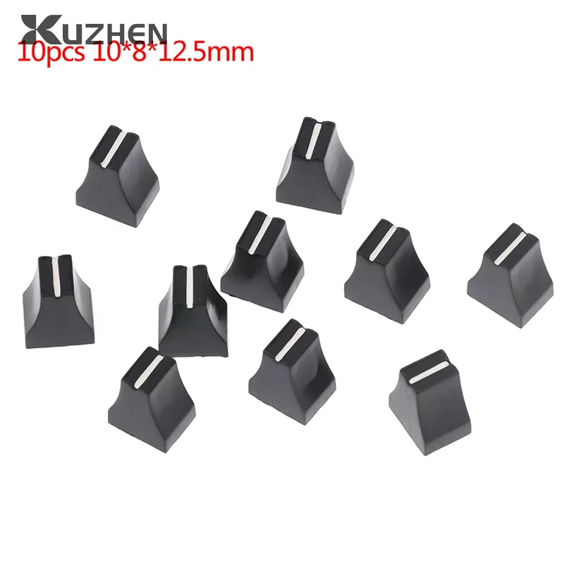 10-Pack 10x8x12.5mm Mixer Press Button Caps DJ Disc Player Switch Covers Console Button Caps