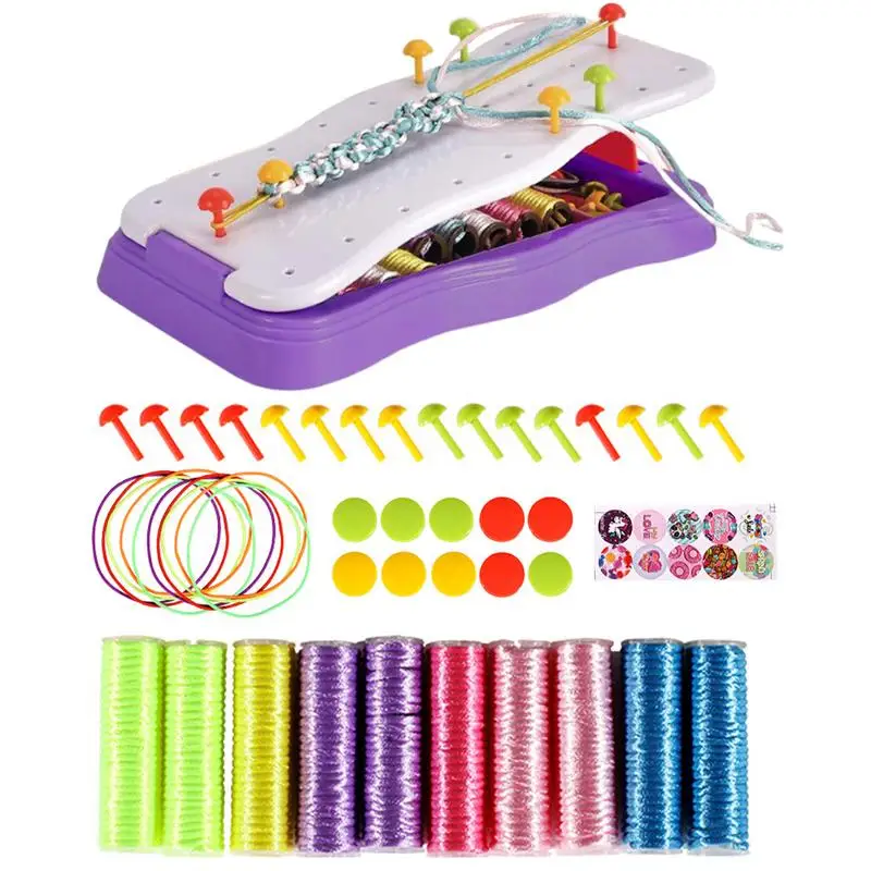 

Hand Rope Knitting Hand Rope Girls Friendship Bracelet Kit GirlsFriendship Braider And Bracelet Maker For Children Kids Girls