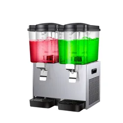 Double-cylinder Cold And Hot Beverage Machine Commercial  Macker Stall Small Cafeteria Sour Plum Juice Dispenser