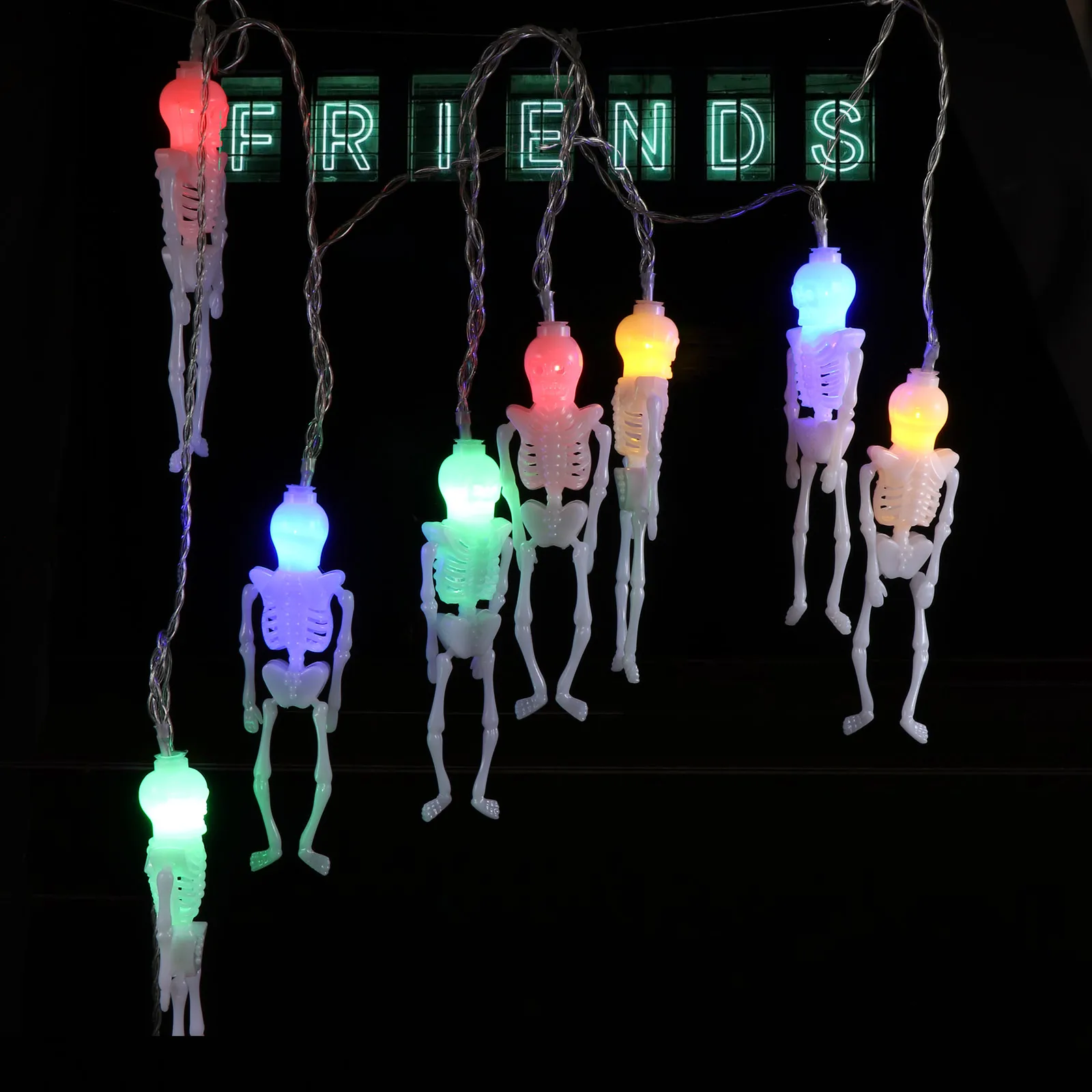 Skull St Lights Halloween Decorations Unique Indoor White Lamp String String Lamp Energy Saving High