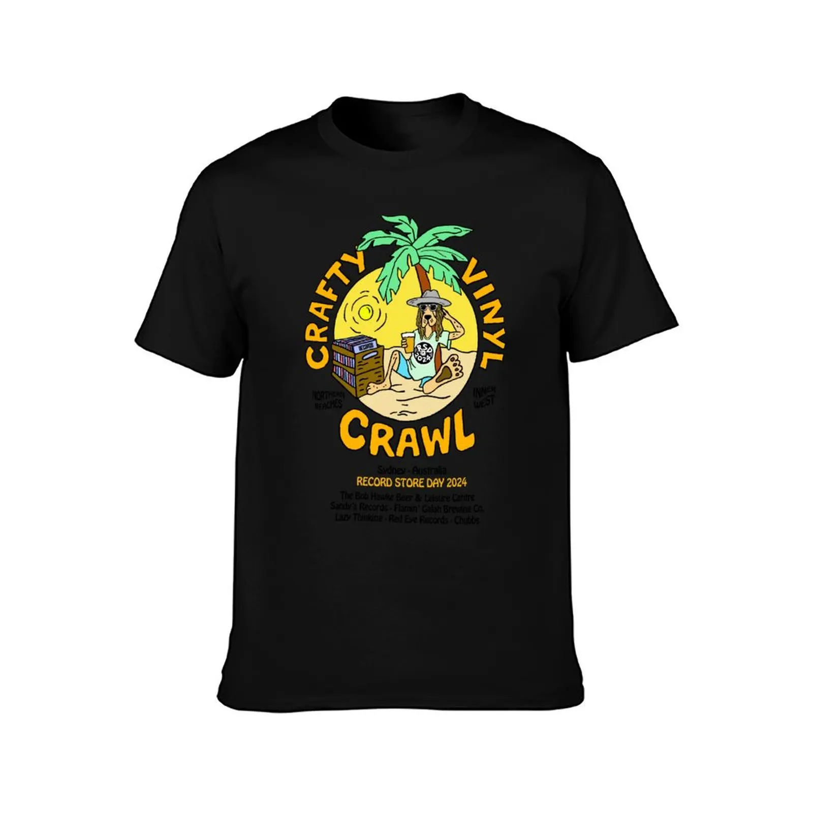 2024 RSD Crafty Vinyl Crawl T-Shirt t shirt man designer T-Shirt