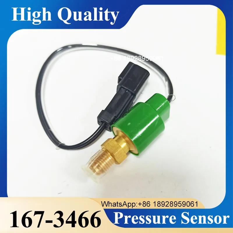 Interruptor do sensor de pressão de óleo para escavadeira Caterpillar CAT, E320C L E325D FM E330D E320D 167-3466 167-3466