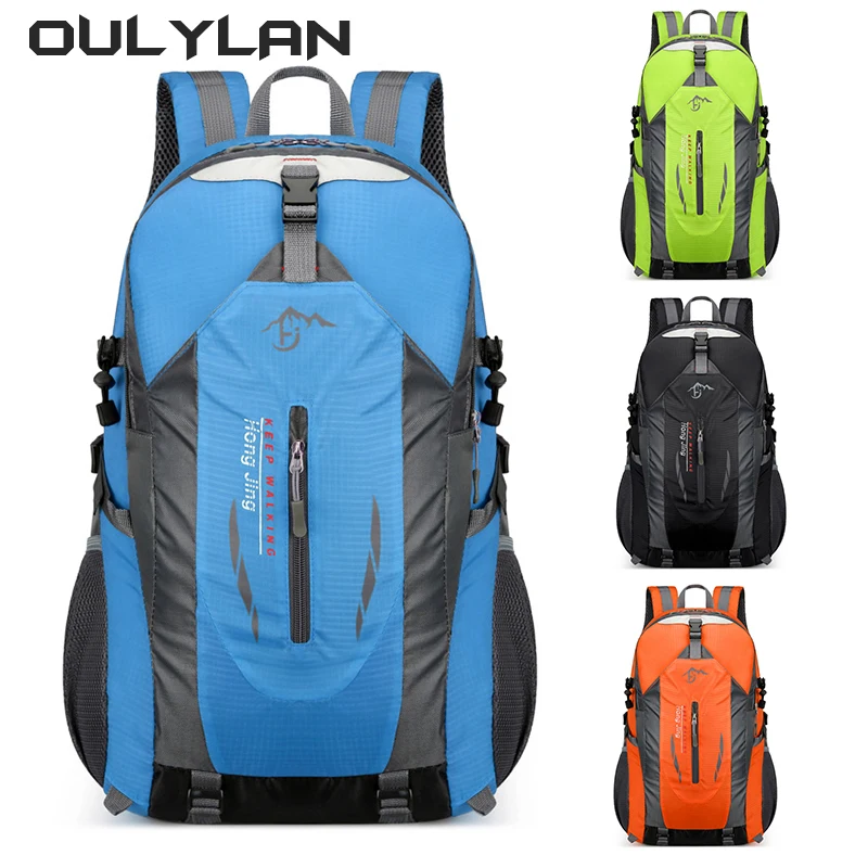 Quality Nylon Waterproof Backpack Men Climbing Travel Bags Sports Hiking Backpacks Women Outdoor Camping Backpack Man School Bag