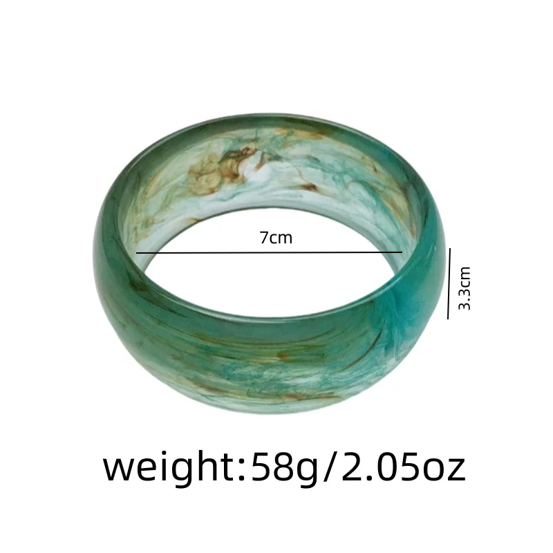 Trendy Exaggerate Resin Bracelets Elegant Tepmerament Design Bracelets For Women Female Gifts