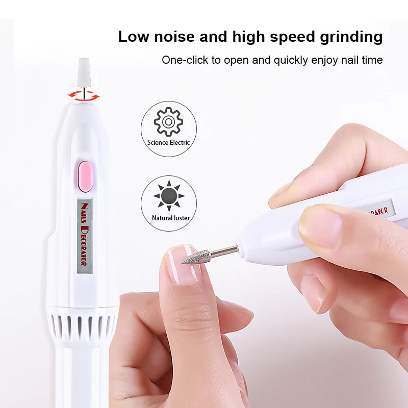 Efficient Nail Drill Kit Portable Manicure Milling Cutter Versatile Professional Pedicure Grinding Tool High-quality Nail Drill